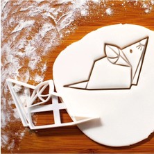 Hobist Origami Fare Kurabiye Kalıbı ve Şeker Hamuru Kalıbı