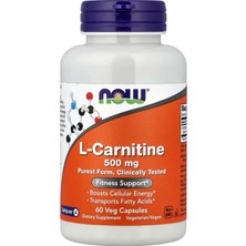 Now Foods L-Carnitine Tartrate 500 Mg 60 Veg Capsules