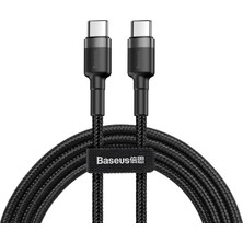 Cafule, 3.0 A Usb-C & Usb-C Şarj & Data Aktarımı Kablosu, Flash/ Şarj, 1 Metre, Gri/, Catklf-Gg1