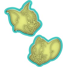 Hobist Tom ve Jerry Kurabiye Kalıbı - Şeker Hamuru Kalıbı