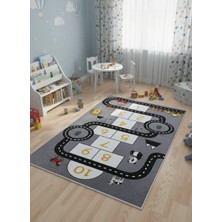 Bellino 5504 Çocuk Oyun Halısı Araç Temalı 120X180