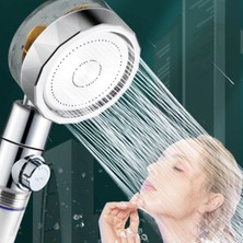 ® Turbo Pervaneli Filtreli Su Tasarruflu 360 Derece Dönebilen Ayarlanabilir Tazyikli Duş Başlığı