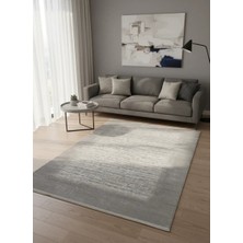 Veseo Armoni 40025A Açık Gri Açık Bej Halı 200X290 | Çizgisel Eskitme Halı