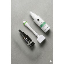 Elamour Saç ve Sakal Gürleştirme Bakım Seti – 140 Titanyum Iğneli Dermastamp - Saç Sakal Serumu ve Biberiye Suyu Seti