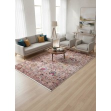 Bellino 4893 Bej Çiçekli Ziegler Halı 160X230