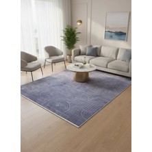 Bellino 4979 Mor Lacivert Labirent Desenli Halı 160X230