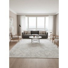 Stil 06634A Krem Halı 200X290 | Baklava Desen Geometrik Krem Halı