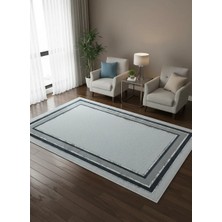 Çapan Armoni H6880A Gri Lacivert Klasik Desenli Halı 200X290