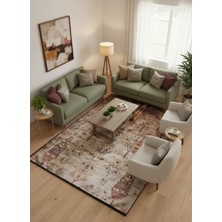 Bellino 4892 Bej Hayat Ağacı Desenli Halı 160X230