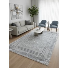 Sevimli Avanos AK082 Açık Gri Eskitme Efektli Floş Halı 200X290