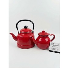 Elista Nostalji Çaydanlık Takımı Renkli Alt 3,3 Lt Üst 1,5 Lt