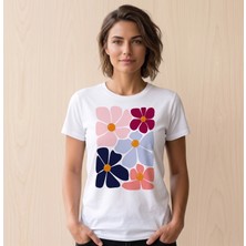 Durak Reklam Çiçek deseni Ütü ile uygulanabilinen DTF tekstil baskı