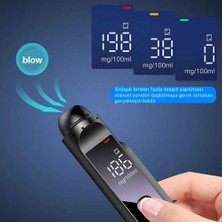 Monozone Taşınabilir Alkolmetre Şarjlı Alkol Test Cihazı Numaratör Cam Kırıcı Güvenlik Çekici