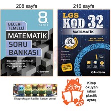 Tudem Yayın Grubu 8. Sınıf Matematik Soru Bankası Seti Yeni Nesil Haftalık Tekrar Alıştırma Test Kod 32