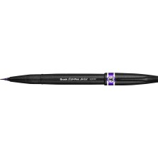 Pentel Sing Pen Brush Ince Uçlu Fırça Kalem Mor