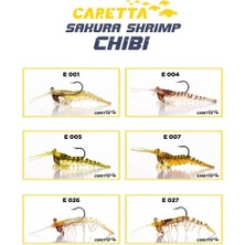 Caretta Sakura Shrimp Chibi 5 cm 3.7 gr Silikon Karides