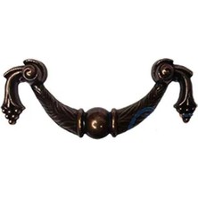 Çerçici Dekoratif Zamak Üzümlü Kulp - 64MM, Eskitme, 100 Adet