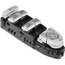 GPR Auto Parts Mercedes W205 C180 Sol Dörtlü Cam Düğmesi Anahtarı 2014-2021 Ayna Kapatmalı