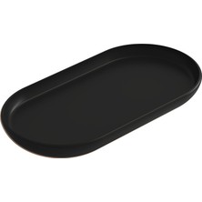 PremiumPort Şık Siyah Seramik Organizer Mat, Modern ve Kullanışlı Tasarım