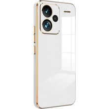 Bucuks Mey Ithalat®   Redmi Note 13 Pro Plus Kılıf Volet Silikon - Beyaz