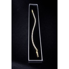 CM Jewelry 14K cm Vip Altın Kaplama Aura Royale Bileklik-Kuyumcu Işçiliği-Özel Kutulu