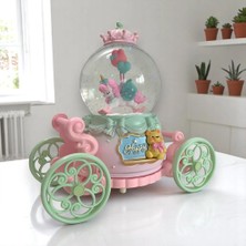 Keyfim Shop Unicorn Mega Boy Kar Küresi Otomatik Kar Püskürtmeli Işıklı Müzikli