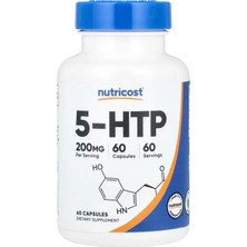 Nutricost 5-Htp 5-Hydroxytryptophan 200 Mg  60 Capsules