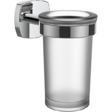 PremiumPort Krom Diş Fırçalık, Pratik ve Şık Tasarım, Banyo Aksesuarı