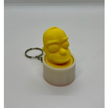 3D Home Simpsons Clicker Anahtarlık 3D