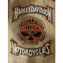 Özden Nakış Sırt Yama Harley Patch Set