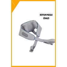 Esplendor Boyun Omuz Titreşimli Isıtmalı Masaj Cihazı Şarjlı Kablosuz Gri