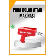 Esplendor Para Saçma Tabancası Elektrikli Pil ile Çalışan Kırmızı Parti Aksesuarı