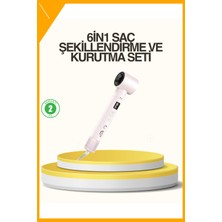 Esplendor 6 Başlıklı LCD Ekranlı Saç Şekillendirme ve Kurutma Seti 110000 Rpm