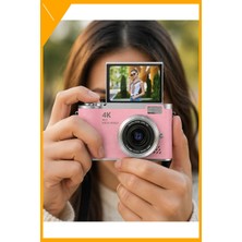 Esplendor 1080P Video Dijital Vlog Kamerası 48 Mp Çözünürlük Flip Ekran 18X Zoom