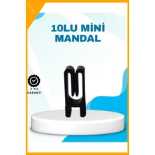 Esplendor Siyah Hava Geçirmez Poşet Kapatma Mandalı 10 Adet Set