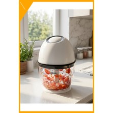 Esplendor Kablosuz Mini Sebze Doğrayıcı 450ML Şarjlı Paslanmaz Çelik Bıçaklı