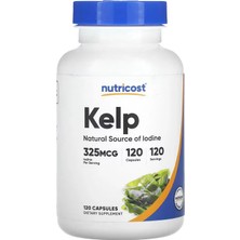 Nutricost Kelp 325 Mg Source Of Iodine Greens & Superfoods 120 Capsules