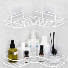 Tolmin 2'li Geniş Banyo Rafı |  L Tasarım Banyo Düzenleyici |  Yapışkanlı Çok Amaçlı Köşe Rafı |  Organizatör