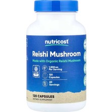 Nutricost Organic Reishi Mushroom 120 Capsules