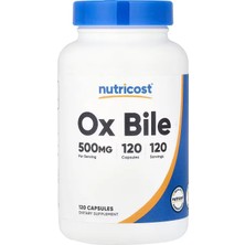 Nutricost Ox Bile 500 Mg Gut Health 120 Capsules