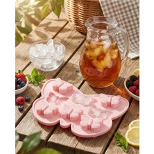 My Balli Store Kelebek Şekilli Pembe Silikon Kalıp