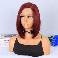 Handmade Tam Peruk Yeni Nesil Fiber Isıya Dayanıklı Nefes Alabilen Baby Taban