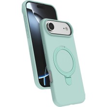 Selfbuysell Apple Iphone 17 Air Regal Magsafe Standlı Kapak - Su Yeşili