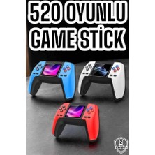 Selfbuysell Game Stick Oyun Konsolu 520 Oyunlu Retro Oyunlu LED Ekran