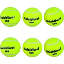 Selfbuysell Dayanıklı Tenis Topu 6’lı Set Yüksek Zıplama ve Uzun Ömür