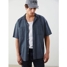 Lc Waikiki Yeni Sezon Rahat Kalıp Kısa Kollu Erkek Jean Gömlek