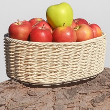 Sipariş Box Oval Rattan Sepet 32*22*10 cm