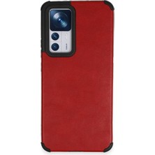 Selfbuysell Xiaomi Mi 12T Kılıf Loop Deri Silikon - Kırmızı