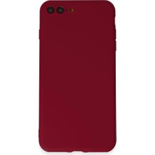 Selfbuysell Apple Iphone 7 Plus Kılıf First Silikon - Bordo