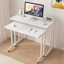 Anka Design Molle Tekerlekli Çiftli Çalışma Masası